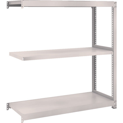 TRUSCO スチールラック M2型軽中量棚 1160X450XH1200 3段 連結 ネオグレー