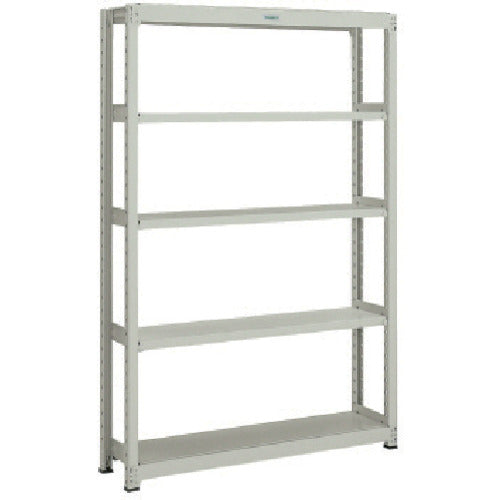 TRUSCO スチールラック M2型軽中量棚 1160X600XH1200 5段 単体 ネオグレー
