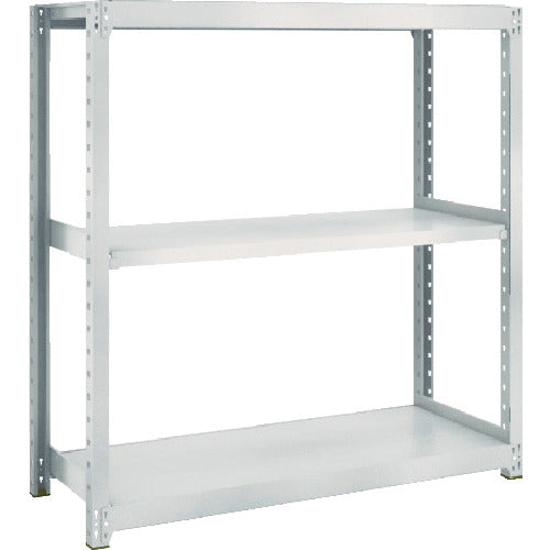 TRUSCO スチールラック M2型軽中量棚 1460X600XH1200 3段 単体 ネオグレー