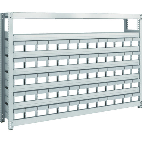 TRUSCO スチールラック M2型軽中量棚 H1200 樹脂NG引出付 小X65