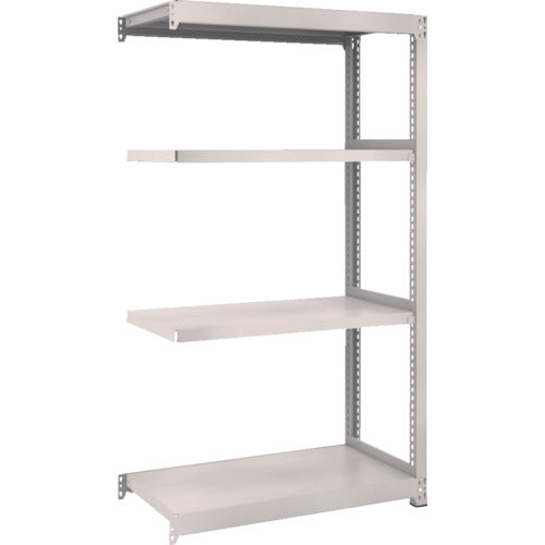 TRUSCO スチールラック M2型軽中量棚 860×450×H1500 4段 連結 ネオグレー