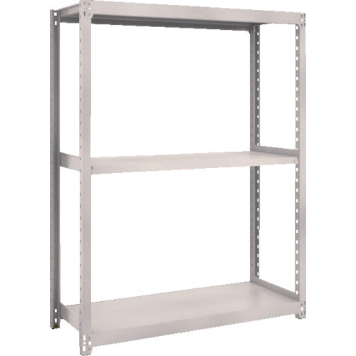 TRUSCO スチールラック M2型軽中量棚 860X880XH1500 3段 単体 ネオグレー