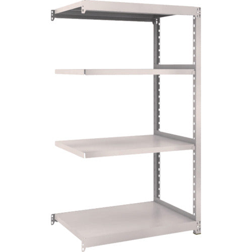 TRUSCO スチールラック M2型軽中量棚 860×880×H1500 4段 連結 ネオグレー