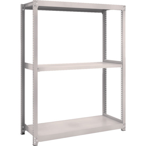 TRUSCO スチールラック M2型軽中量棚 1160X450XH1500 3段 単体 ネオグレー