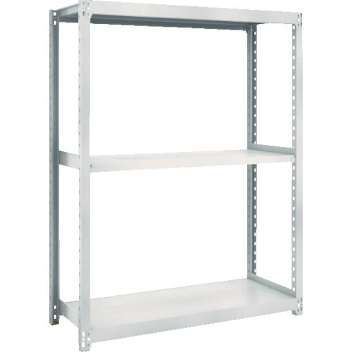 TRUSCO スチールラック M2型軽中量棚 1160X600XH1500 3段 単体 ネオグレー