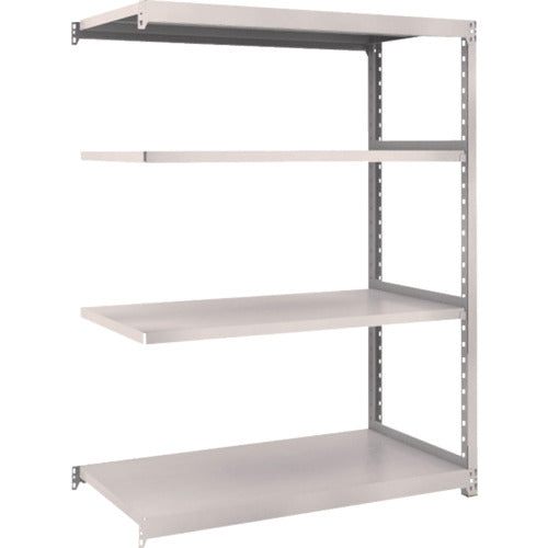 TRUSCO スチールラック M2型軽中量棚 1160×880×H1500 4段 連結 ネオグレー