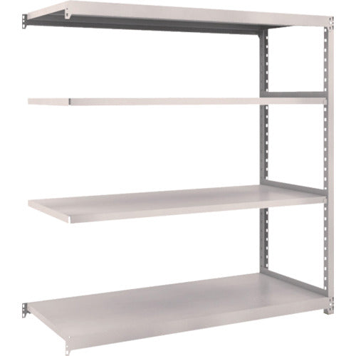 TRUSCO スチールラック M2型軽中量棚 1460×600×H1500 4段 連結 ネオグレー
