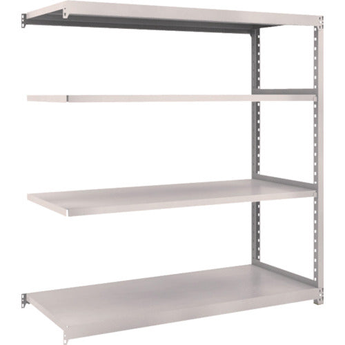 TRUSCO スチールラック M2型軽中量棚 1460×880×H1500 4段 連結 ネオグレー