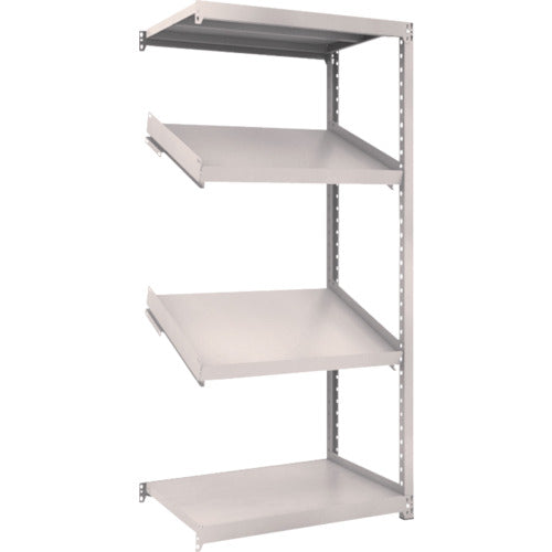 TRUSCO スチールラック M2型棚 900X600XH1800 4段 傾斜2段 連結