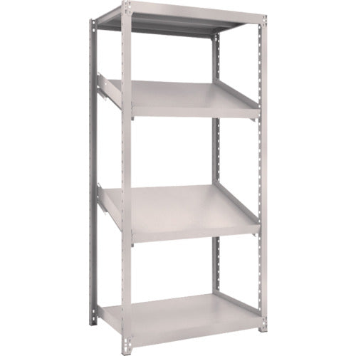 TRUSCO スチールラック M2型棚 900X600XH1800 4段 傾斜2段