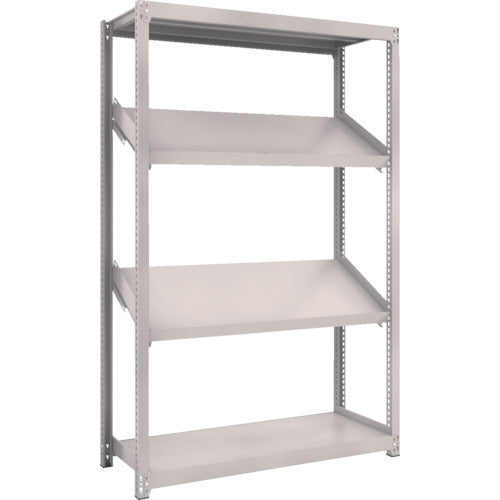 TRUSCO スチールラック M2型棚 1200X450XH1800 4段 傾斜2段