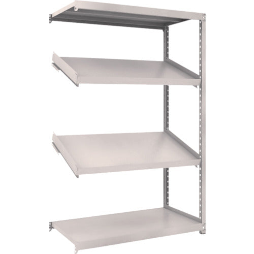 TRUSCO スチールラック M2型棚 1200X600XH1800 4段 傾斜2段 連結