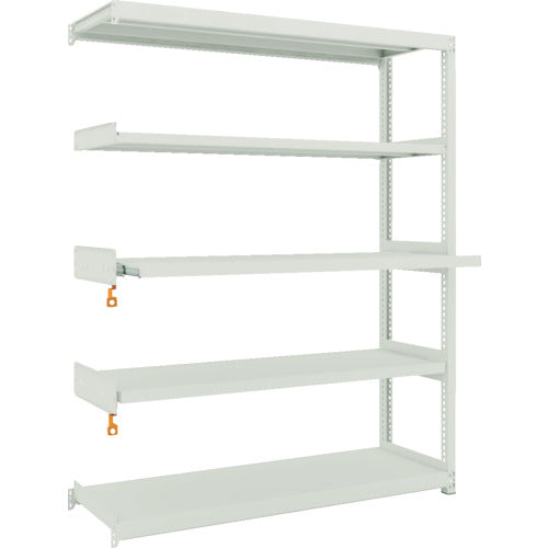 TRUSCO スチールラック M2型軽中量棚1460X450XH1800 5段うちスライド2段 連結