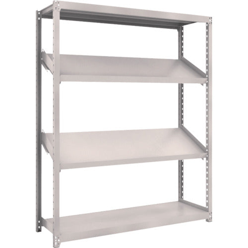 TRUSCO スチールラック M2型棚 1500X450XH1800 4段 傾斜2段