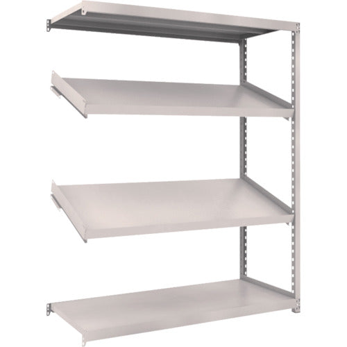 TRUSCO スチールラック M2型棚 1500X600XH1800 4段 傾斜2段 連結