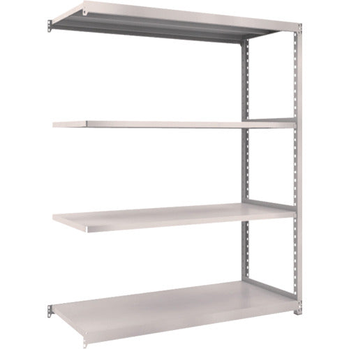 TRUSCO スチールラック M2型軽中量棚 1460×880×H1800 4段 連結 ネオグレー