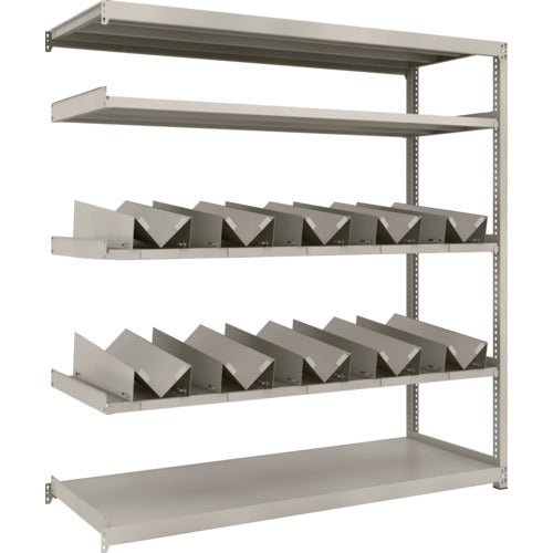 TRUSCO スチールラック M2型軽中量棚 1760X600XH1800 缶受X10付 連結