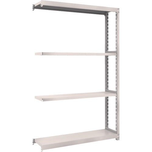 TRUSCO スチールラック M2型軽中量棚 1160X300XH2100 4段 連結 ネオグレー