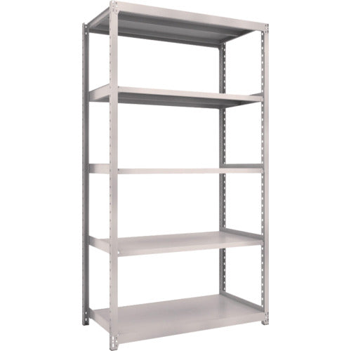 TRUSCO スチールラック M2型軽中量棚 1160X880XH2100 5段 単体 ネオグレー