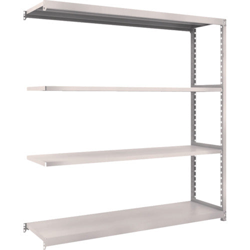 TRUSCO スチールラック M2型軽中量棚 1760X450XH2100 4段 連結 ネオグレー