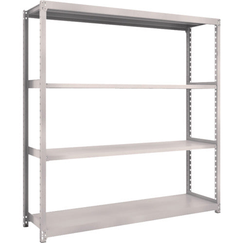 TRUSCO スチールラック M2型軽中量棚 1760X450XH2100 4段 単体 ネオグレー