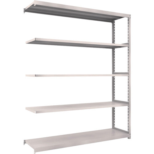 TRUSCO スチールラック M2型軽中量棚 1760X450XH2100 5段 連結 ネオグレー