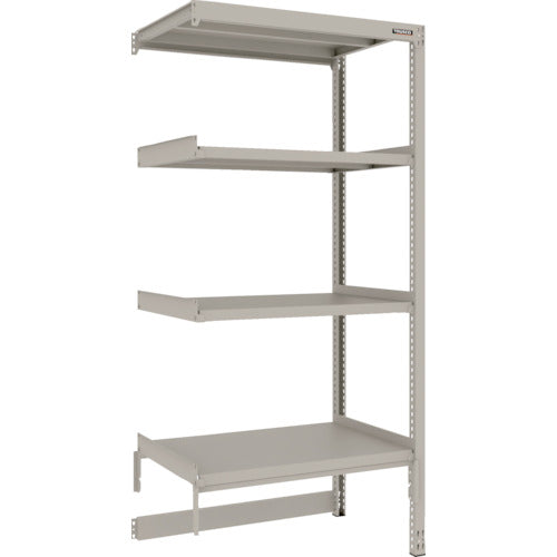 TRUSCO スチールラック M2型軽中量棚 台車天板収納型 860X600XH1800 4段 連結