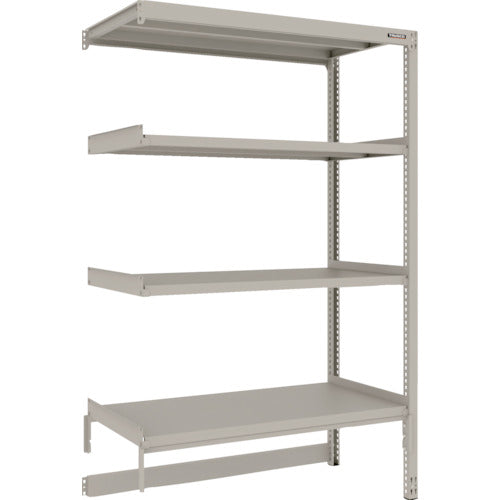 TRUSCO スチールラック M2型軽中量棚 台車天板収納型 1160X600XH1800 4段 連結