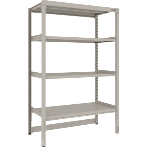 TRUSCO スチールラック M2型軽中量棚 台車天板収納型 1160X600XH1800 4段 単体