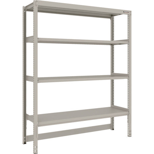 TRUSCO スチールラック M2型軽中量棚 台車天板収納型 1460X450XH1800 4段 単体