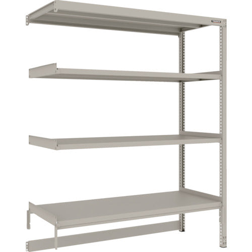 TRUSCO スチールラック M2型軽中量棚 台車天板収納型 1460X600XH1800 4段 連結