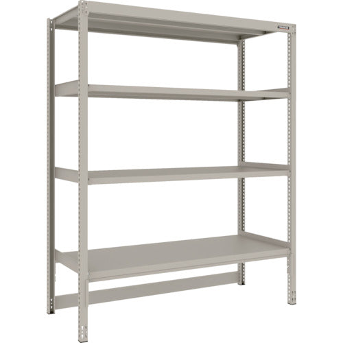 TRUSCO スチールラック M2型軽中量棚 台車天板収納型 1460X600XH1800 4段 単体