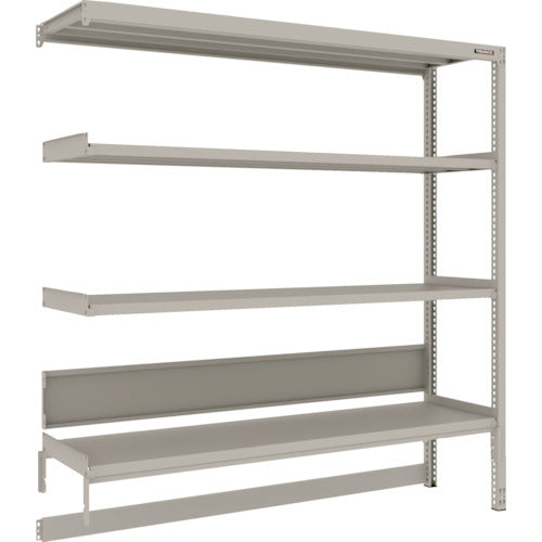 TRUSCO スチールラック M2型軽中量棚 台車天板収納型 1760X450XH1800 4段 連結