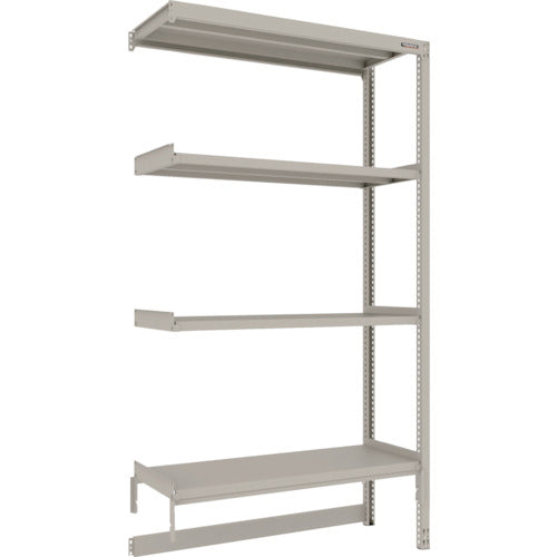 TRUSCO スチールラック M2型軽中量棚 台車天板収納型 1160X450XH2100 4段 連結