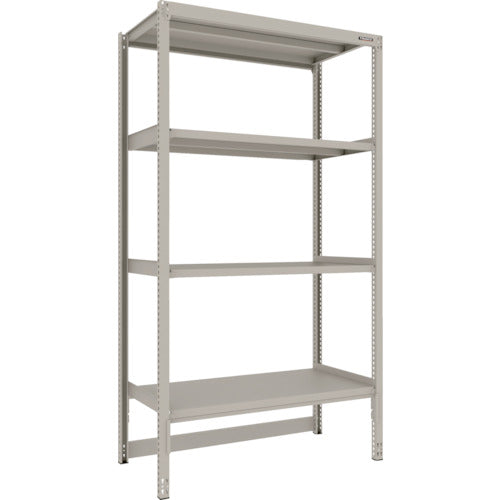 TRUSCO スチールラック M2型軽中量棚 台車天板収納型 1160X600XH2100 4段 単体