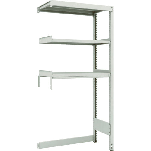 TRUSCO スチールラック M2型軽中量棚 下段開放型 860X450XH1800 3段 連結