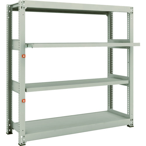 TRUSCO スチールラック M3型中量棚 1500×471×H1500 4段うちスライド2段 単体