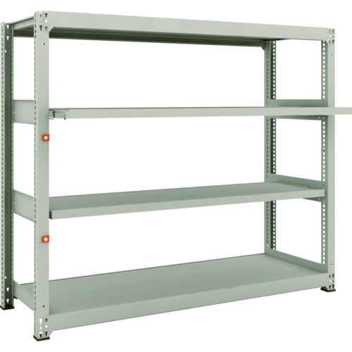 TRUSCO スチールラック M3型中量棚 1800×571×H1500 4段うちスライド2段 単体