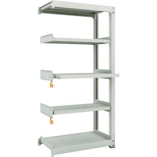 TRUSCO スチールラック M3型中量棚 900X471XH1800 5段うちスライド2段 連結