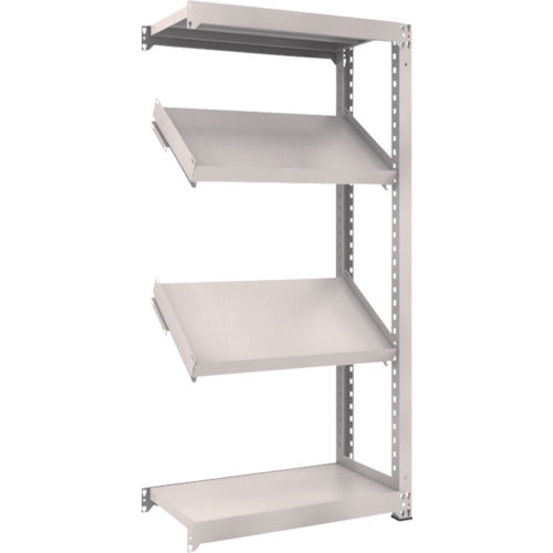 TRUSCO スチールラック M3型中量棚 900X471XH1800 4段 傾斜2段 連結