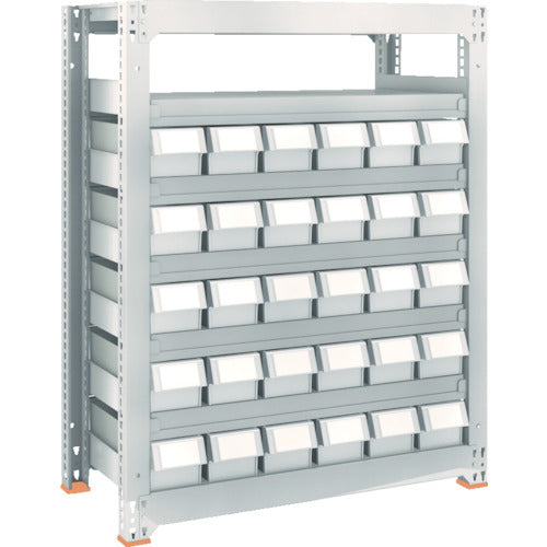 TRUSCO スチールラック M3型中量棚 H1800 樹脂NG引出付 小X12