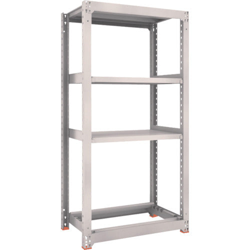 TRUSCO スチールラック M3型中量棚 900X571XH1800 棚板3段+タイヤ1段