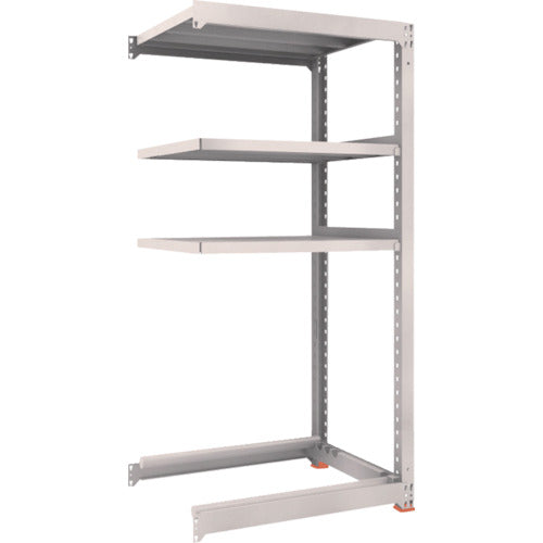 TRUSCO スチールラック M3型中量棚 900X721XH1800 棚板3段+タイヤ1段 連結