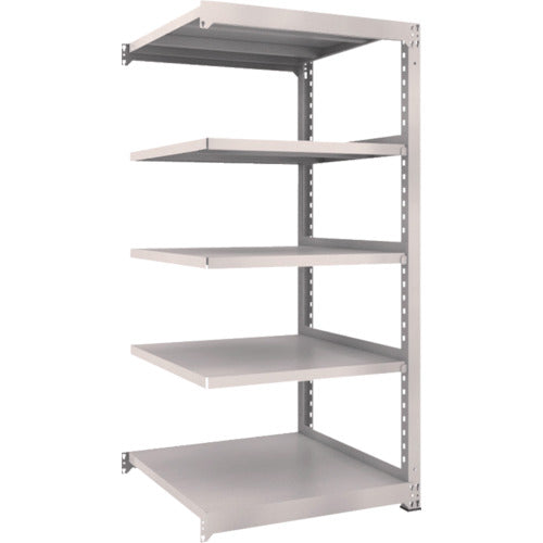 TRUSCO スチールラック M3型中量棚 900×921×H1800 5段 連結 ネオグレー