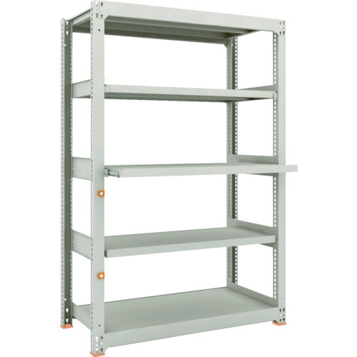 TRUSCO スチールラック M3型中量棚 1200X571XH1800 5段うちスライド2段 単体