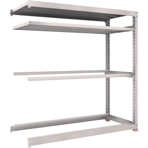 TRUSCO スチールラック M3型中量棚 1800X721XH1800 棚板2段+タイヤ2段 連結