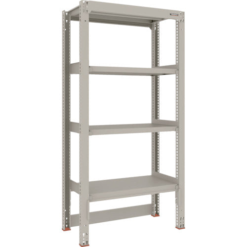 TRUSCO スチールラック M3型中量棚 台車天板収納型 W900XD471XH1800 4段 単体