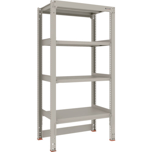 TRUSCO スチールラック M3型中量棚 台車天板収納型 W900XD571XH1800 4段 単体