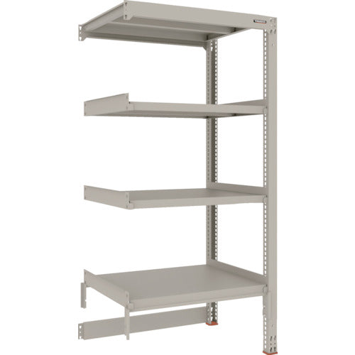 TRUSCO スチールラック M3型中量棚 台車天板収納型 H1800XW900XD721 4段 連結