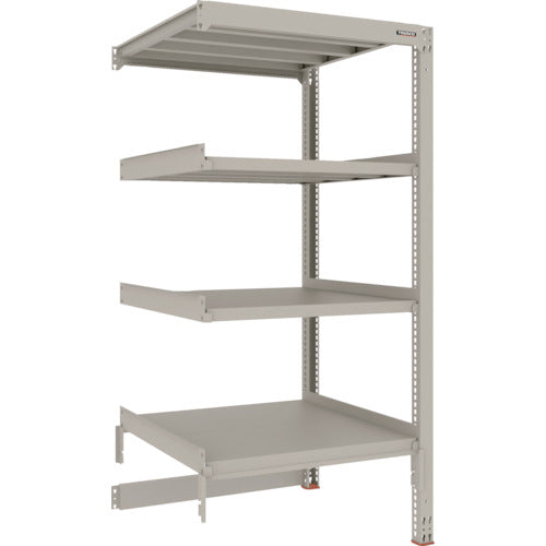 TRUSCO スチールラック M3型中量棚 台車天板収納型 H1800XW900XD921 4段 連結